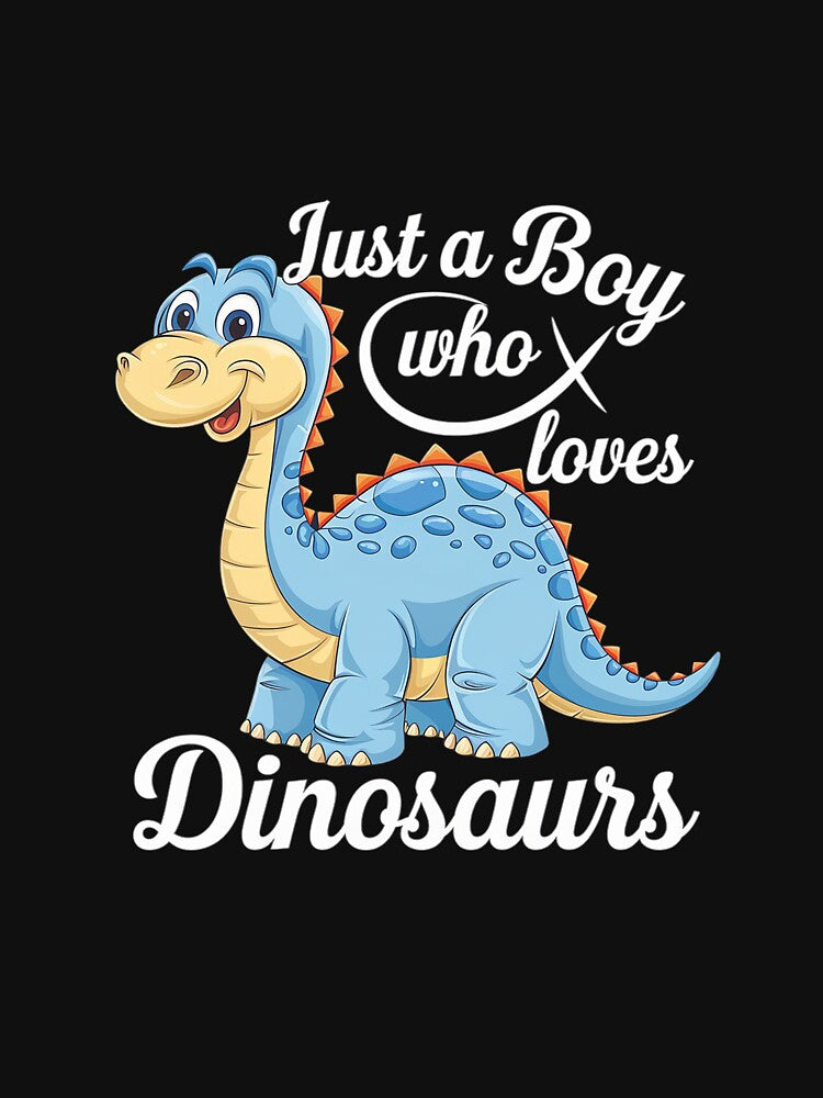 Just A Boy Who Loves Dinosaurs Dinosaur Lover Boys by DigitaldeligArt T-Shirts, Hoodie, Sweatshirt (Image 3)
