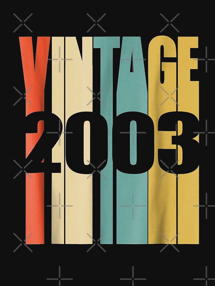 Retro Vintage 2003 16 yrs old Bday 16th Birthday by DailonisDumpji T-Shirts, Hoodie, Sweatshirt | BlankRebels.com (Image 3)