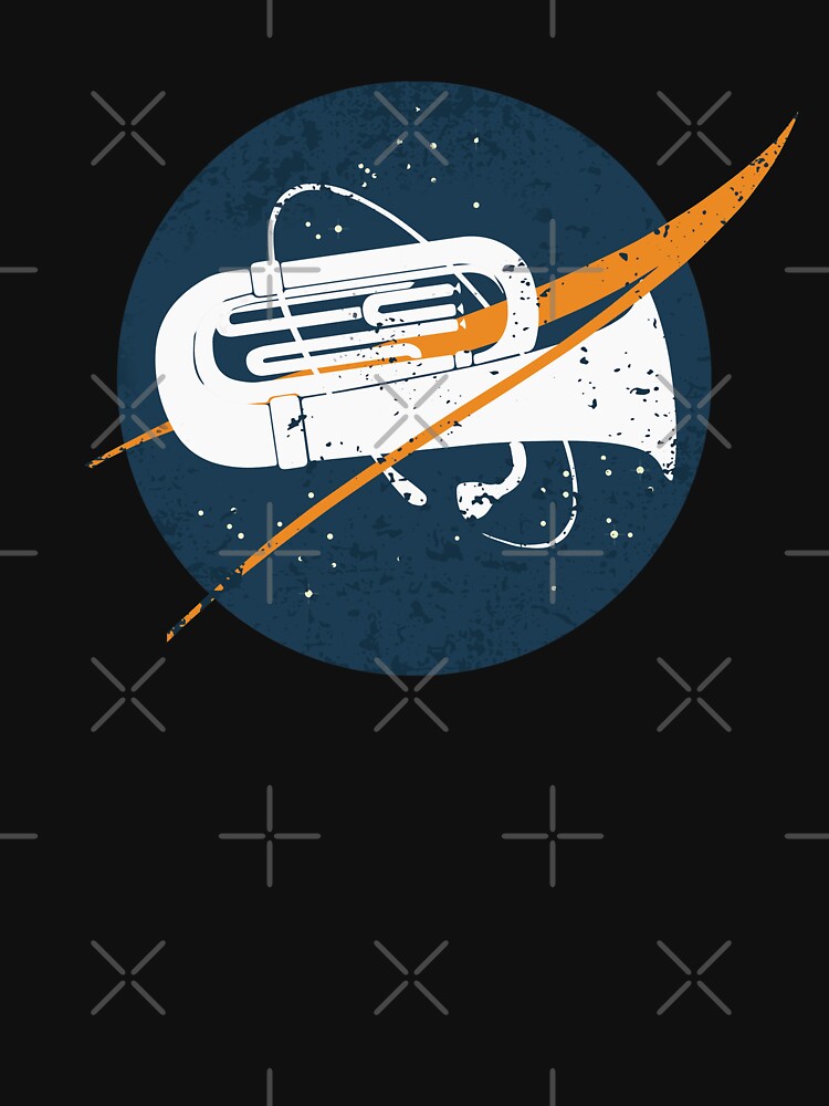 Tuba (Space Vintage) by orlumbuspirate T-Shirts, Hoodie, Sweatshirt | BlankRebels.com (Image 3)