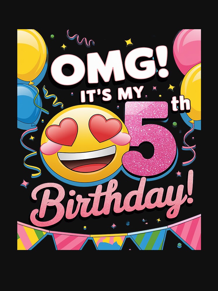 5 Years Old Unicorn Flossing 5th Birthday Girl Unicorn Party by DigitaldeligArt T-Shirts, Hoodie, Sweatshirt (Image 3)