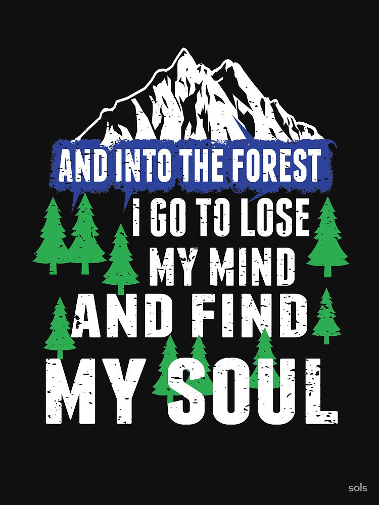 Cool Camping Hiking Gift Into The Forest I Go Campfire Camping Gift- Funny Camping Shirt ,Camping Tees, Camp T... (Image 3)