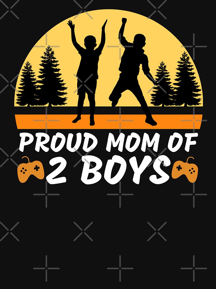 Proud Mom of Two Boys by MacAndMoose T-Shirts, Hoodie, Sweatshirt | BlankRebels.com (Image 3)
