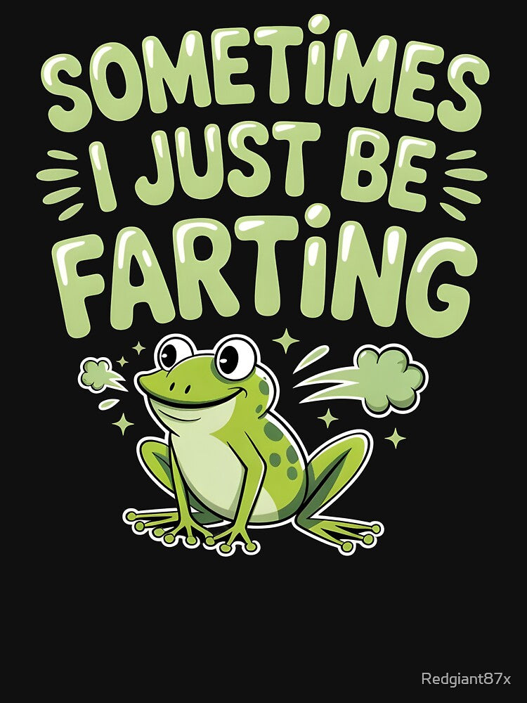 Sometimes I Just Be Farting Funny Vintage Frog – Retro Funny Frog Meme by Redgiant87x T-Shirts, Hoodie, Sweatshirt (Image 3)