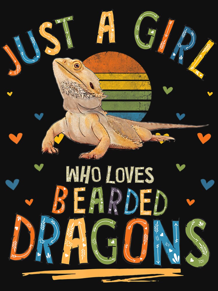 Just A Girl Who S Bearded Dragons by TamiaKub T-Shirts, Hoodie, Sweatshirt | BlankRebels.com (Image 3)