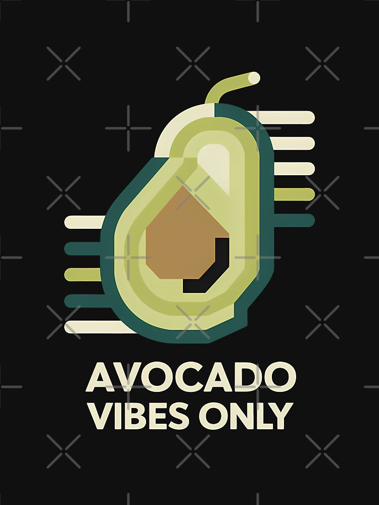 Geometric Avocado Vibes Only by zaqare T-Shirts, Hoodie, Sweatshirt | BlankRebels.com (Image 3)