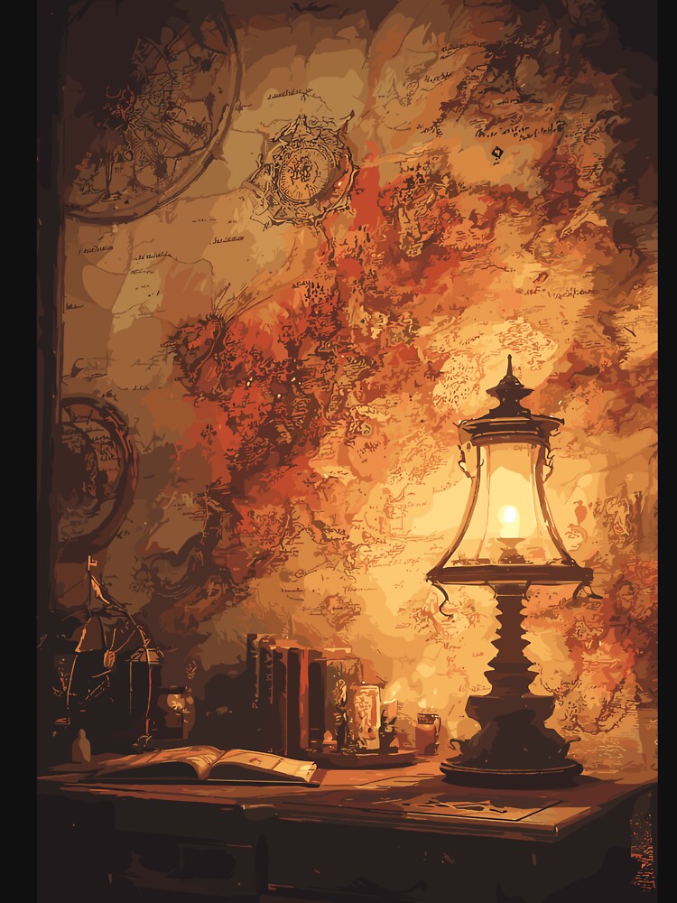 Vintage World Antique Map Light Academia by bapupa T-Shirts, Hoodie, Sweatshirt | BlankRebels.com (Image 3)