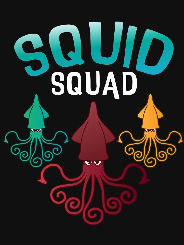 Squid Squad by Kieran Abbott T-Shirts, Hoodie, Sweatshirt | BlankRebels.com (Image 3)
