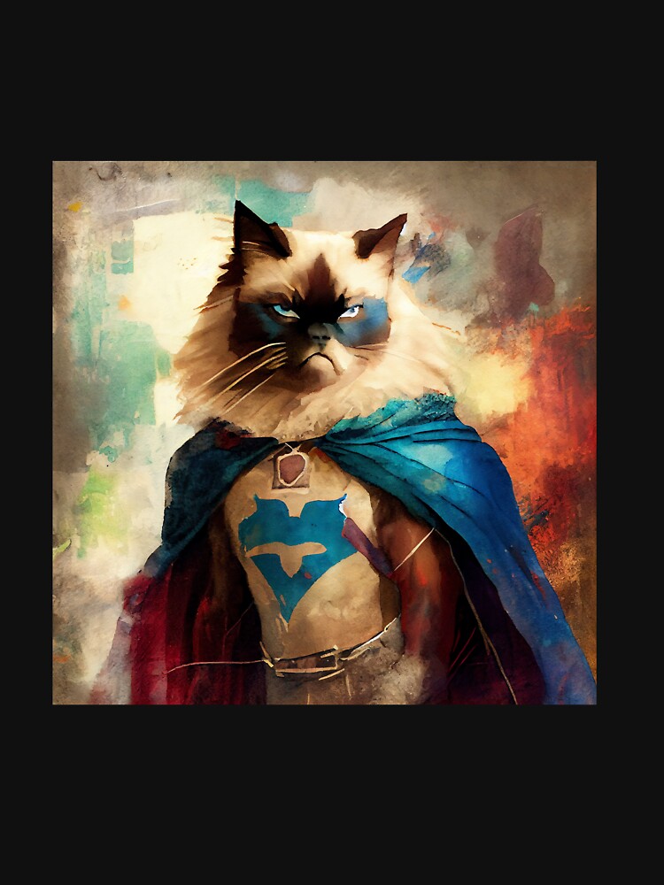 Ragdoll Cat Superhero by EmilyDayDreams T-Shirts, Hoodie, Sweatshirt | BlankRebels.com (Image 3)