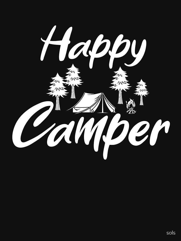 Happy Camper, Campfire Camping Gift- Funny Camping Shirt ,Camping Tees, Camp T shirt, Camping Shirt For Men and... (Image 3)