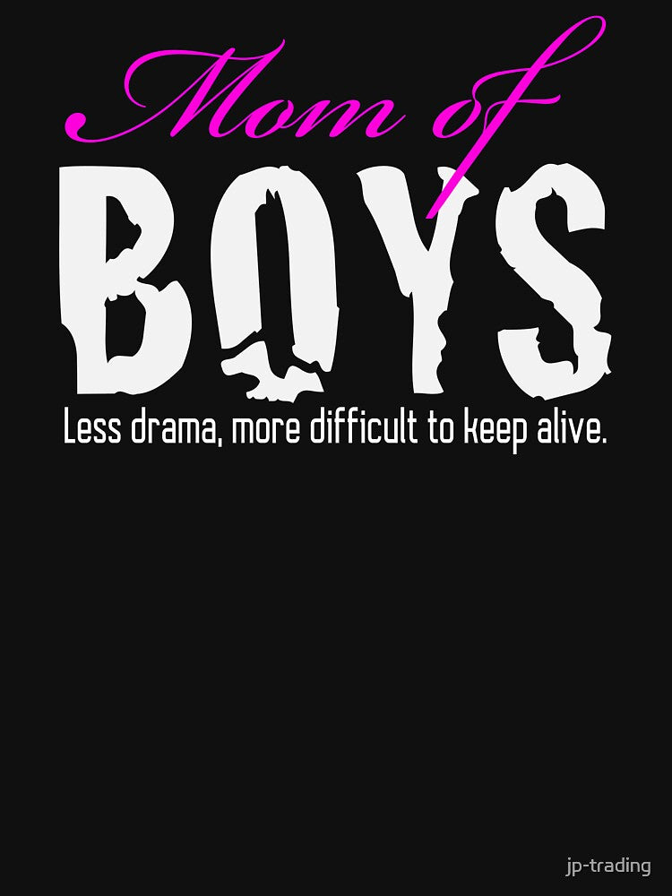 Mom of boys T-Shirt by jp-trading Hoodie, Sweatshirt | BlankRebels.com (Image 2)