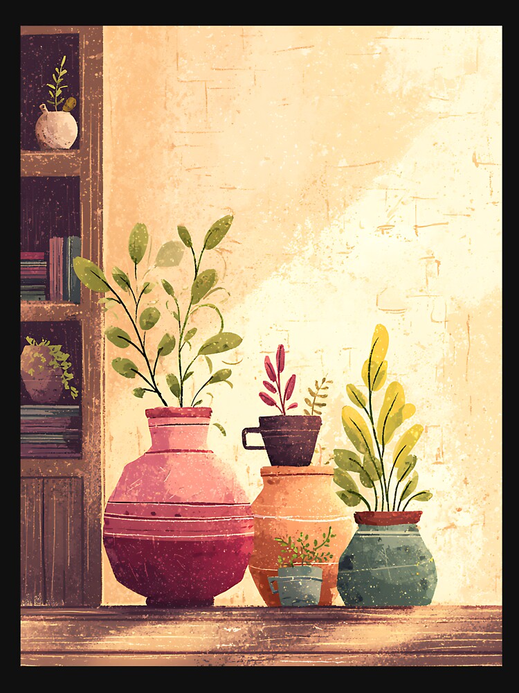 Handmade Cottagecore Ceramic Pots Art by bapupa T-Shirts, Hoodie, Sweatshirt | BlankRebels.com (Image 3)