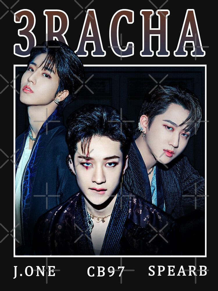 3RACHA Stray Vintage Retro Kpop Band 90s T-Shirts, Hoodie, Sweatshirt