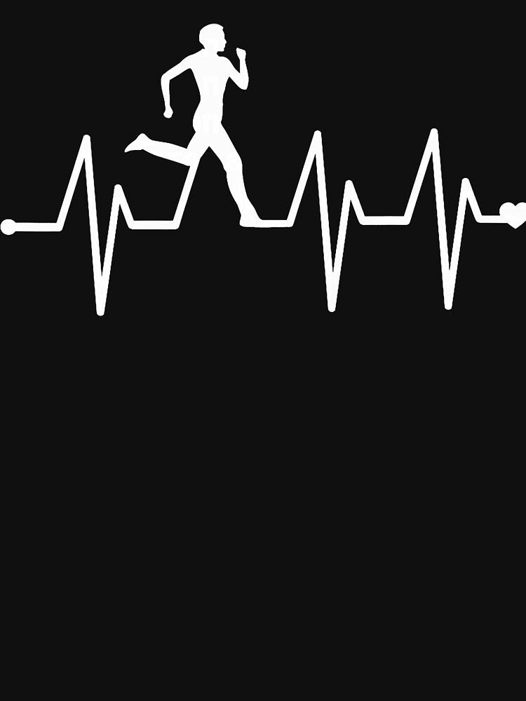 Athletics Heartbeat Pulse - Funny Running by RobertKnow T-Shirts, Hoodie, Sweatshirt | BlankRebels.com (Image 3)