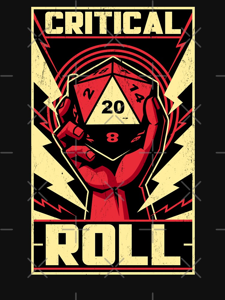 Critical Roll RPG Revolution - Cool Constructivism Poster by Studio Mootant T-Shirts, Hoodie, Sweatshirt (Image 3)
