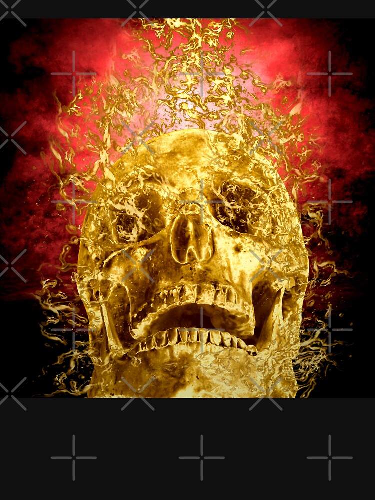 Golden Skull by DoggoTankDesign T-Shirts, Hoodie, Sweatshirt | BlankRebels.com (Image 3)