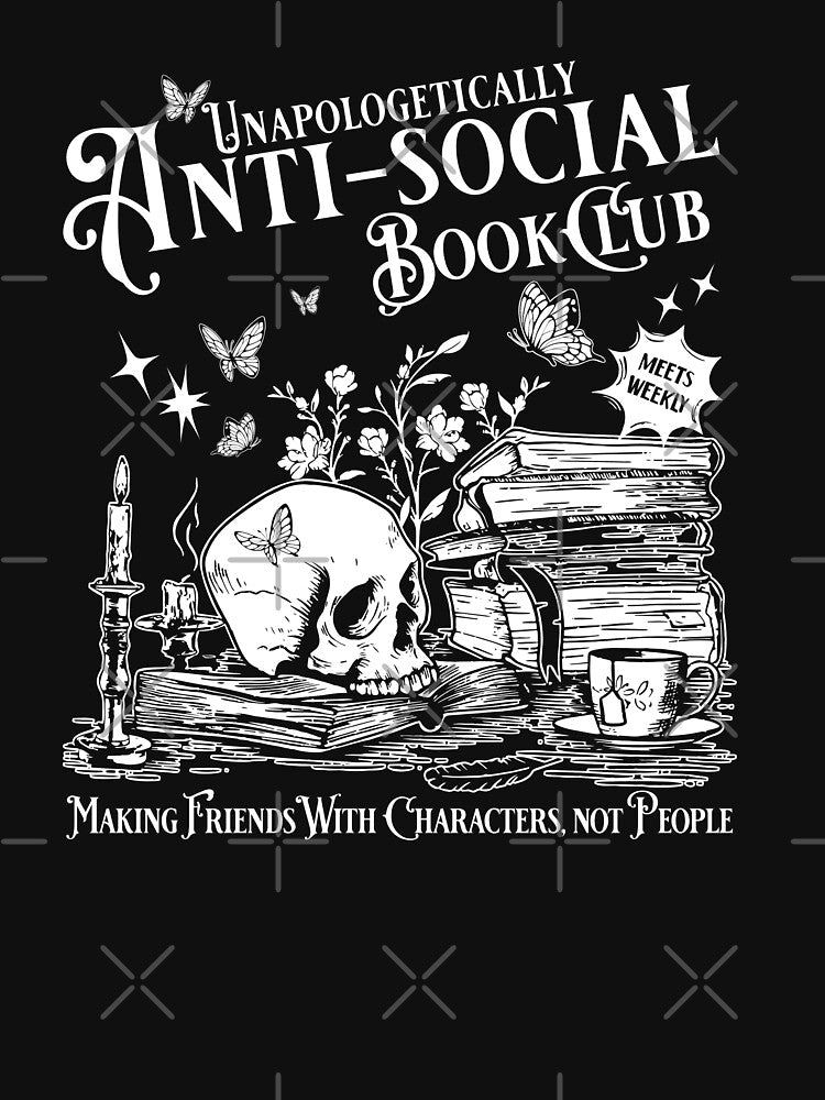 Unapologetically Antisocial Book Club by NellieIrish208 T-Shirts, Hoodie, Sweatshirt | BlankRebels.com (Image 3)