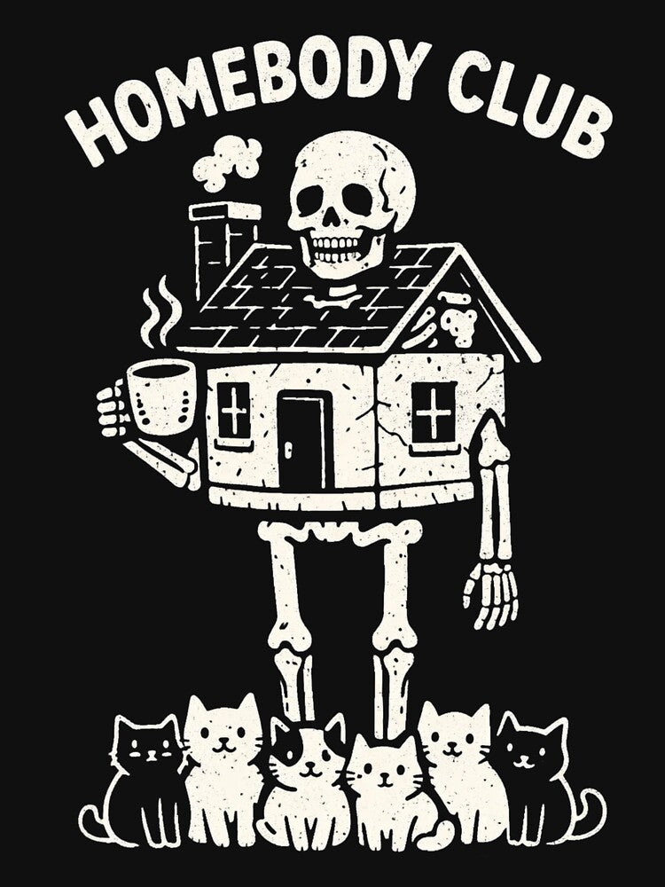 Homebody Club by sollunadesignns T-Shirts, Hoodie, Sweatshirt | BlankRebels.com (Image 3)