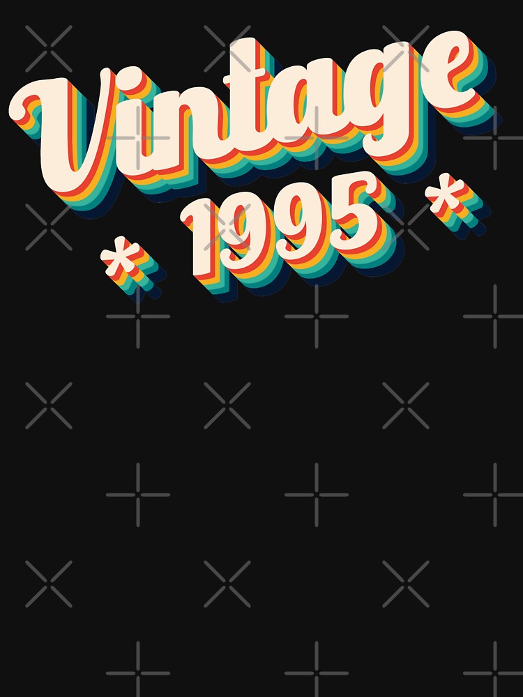 Vintage 1995 Retro by Teelogic T-Shirts, Hoodie, Sweatshirt | BlankRebels.com (Image 3)