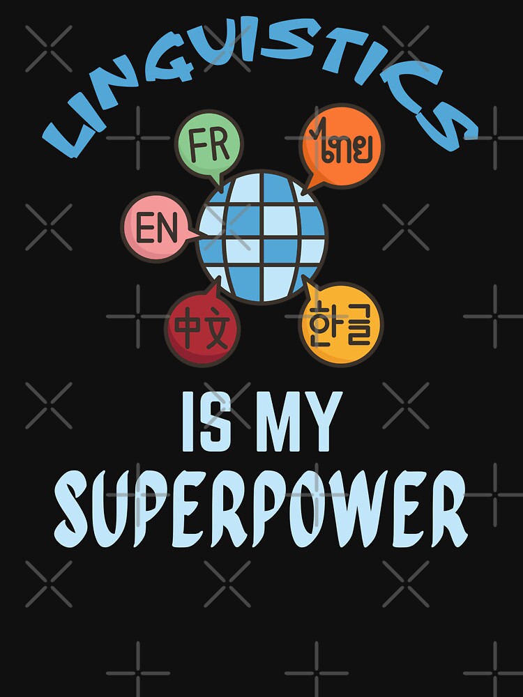 Linguistics teacher. Linguistics is my superpower by annoying-shirts Hoodie, Sweatshirt | BlankRebels.com (Image 3)