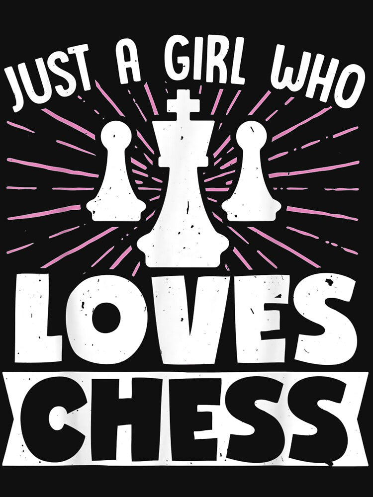 Just A Girl Who Loves Chess Vintage Chess Player by SnowStore98 T-Shirts, Hoodie, Sweatshirt | BlankRebels.com (Image 3)