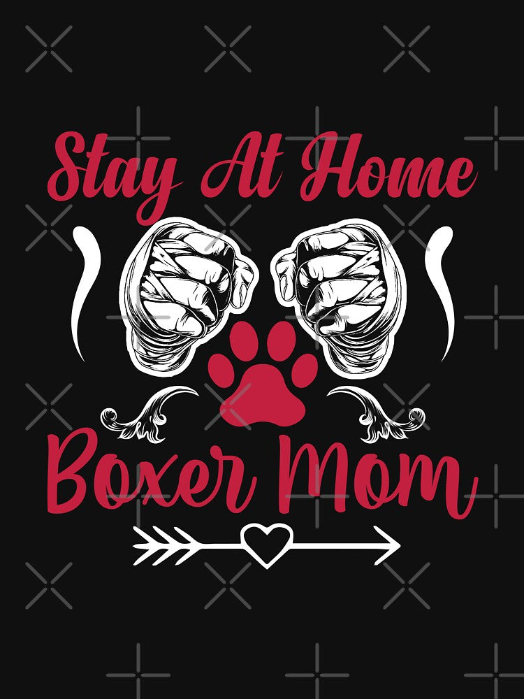 Stay At Home Boxer Mom by GrumpySableye T-Shirts, Hoodie, Sweatshirt | BlankRebels.com (Image 3)