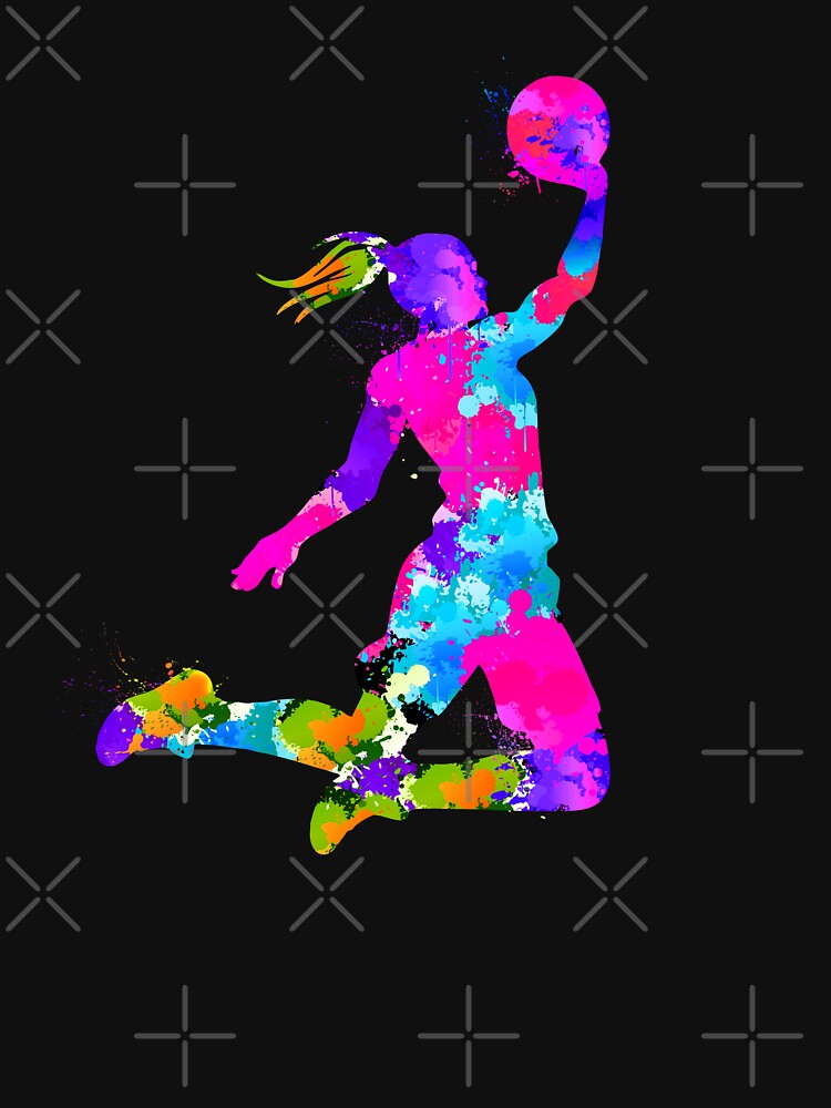 Girls Basketball for basketball fan and basketball lovers by PATTERN-ZART T-Shirts, Hoodie, Sweatshirt (Image 3)
