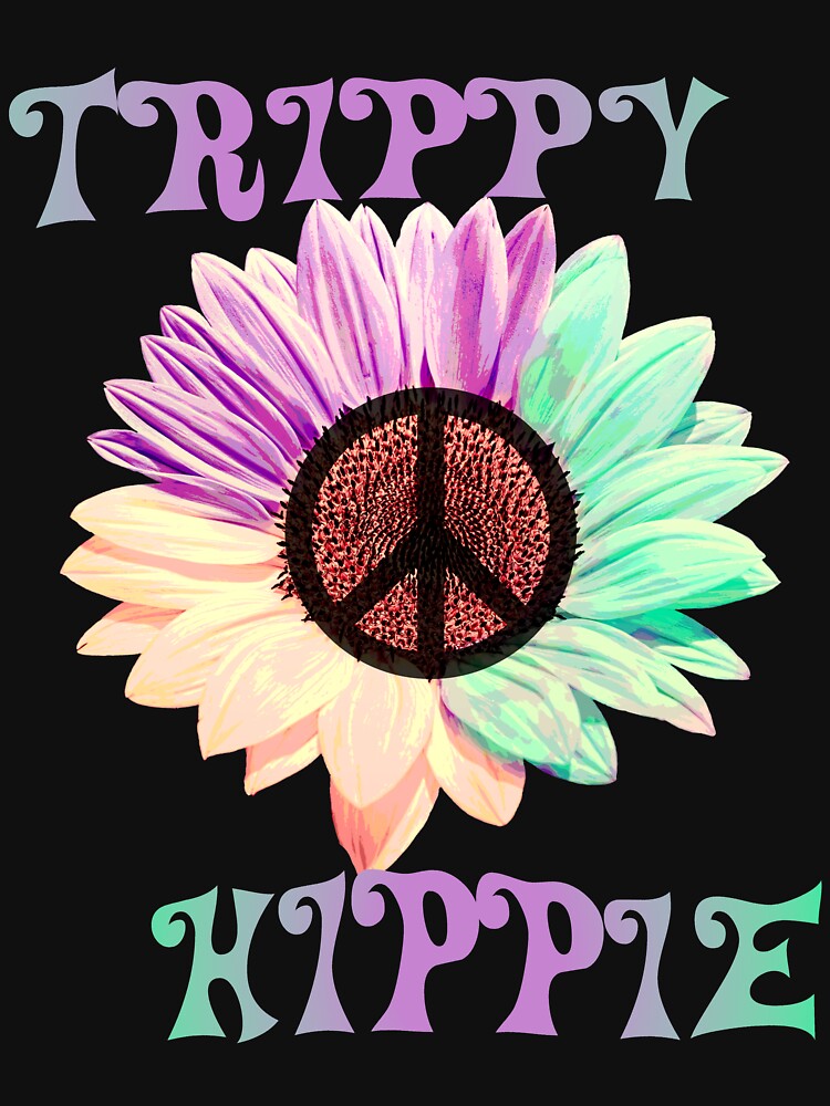 Trippy Hippie by Brad Chambers T-Shirts, Hoodie, Sweatshirt | BlankRebels.com (Image 3)