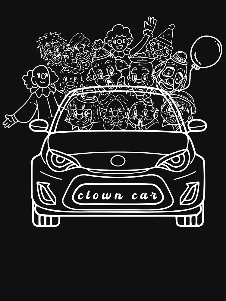 Clown Car - Circus Clowns, Circus Clown, Funny Clowns by abeautifulife T-Shirts, Hoodie, Sweatshirt (Image 3)