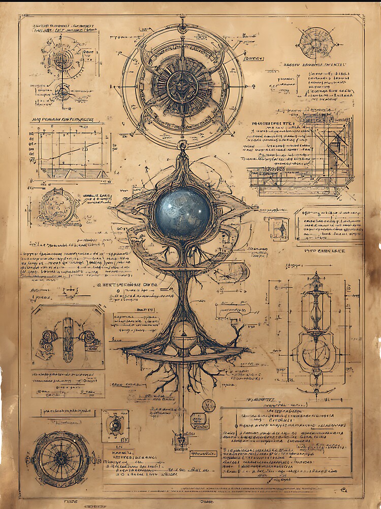 Dark Academia: Scholarly Scientific Drawings by bapupa T-Shirts, Hoodie, Sweatshirt | BlankRebels.com (Image 3)