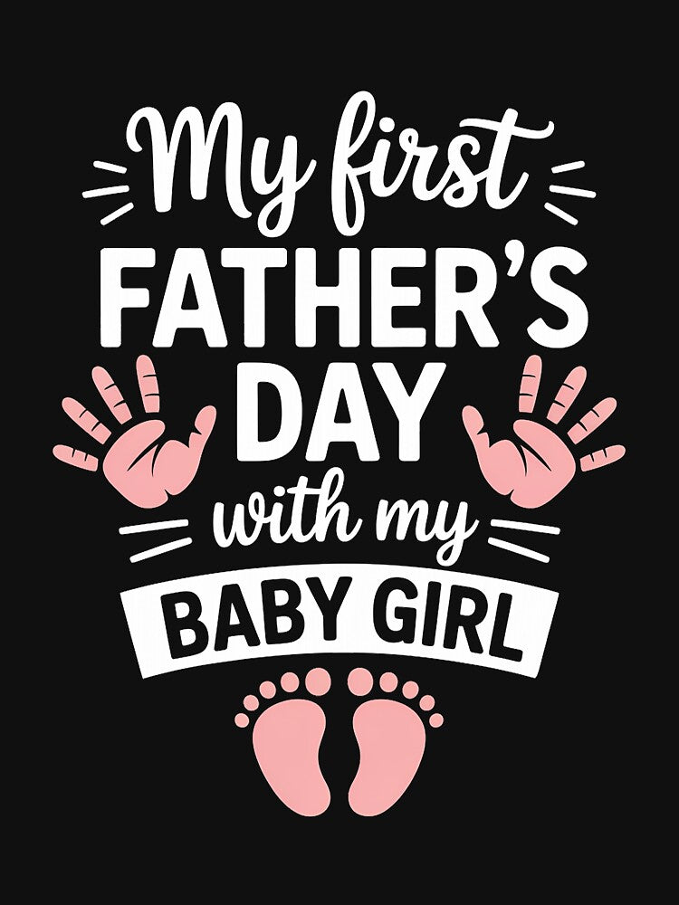 My First Fathers Day Baby Girl by CruelShadesSt T-Shirts, Hoodie, Sweatshirt | BlankRebels.com (Image 3)
