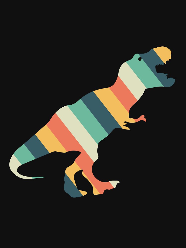 Vintage retro youthful style DINOSAUR by CristaloHipp T-Shirts, Hoodie, Sweatshirt | BlankRebels.com (Image 3)
