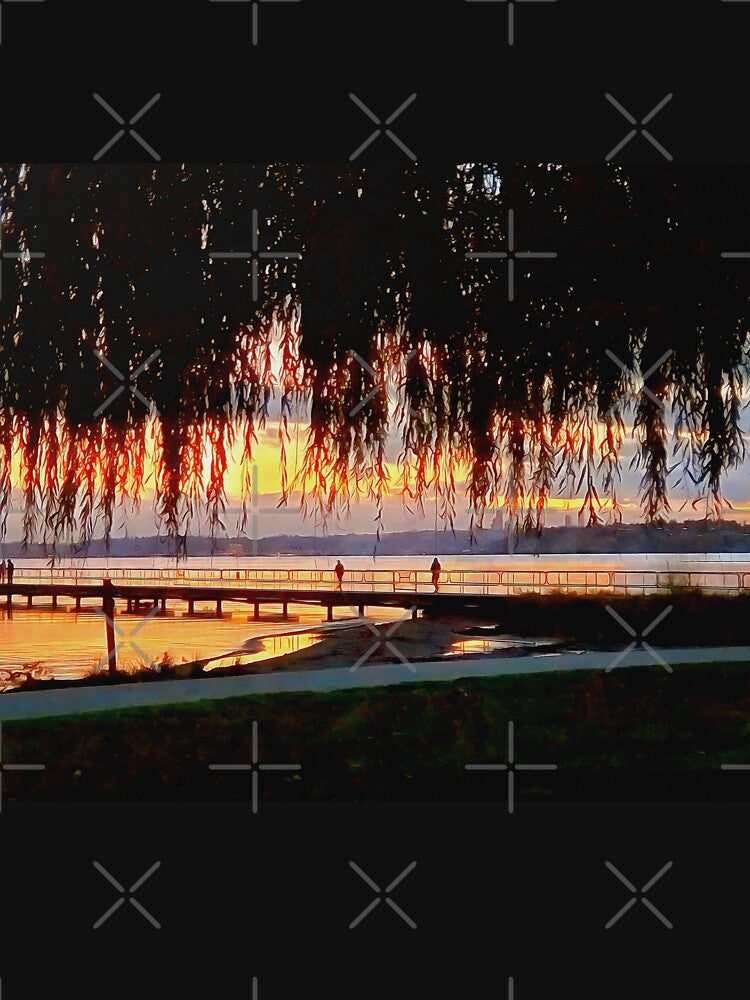 Sunset Through the Trees at Juanita Beach by SeaChangeDesign T-Shirts, Hoodie, Sweatshirt | BlankRebels.com (Image 3)