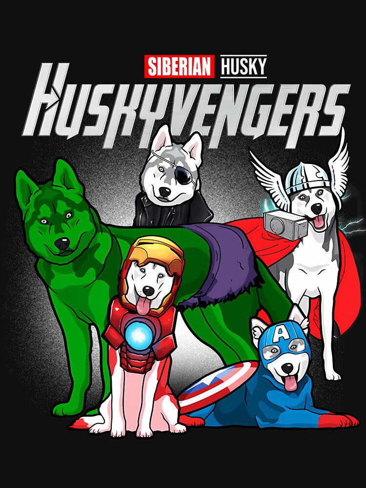 Funny Husky Lover Gift Huskyvengers Gift  for Men Women, Gift Halloween Day, Thanksgiving, Christmas Day by ChicArtyellow