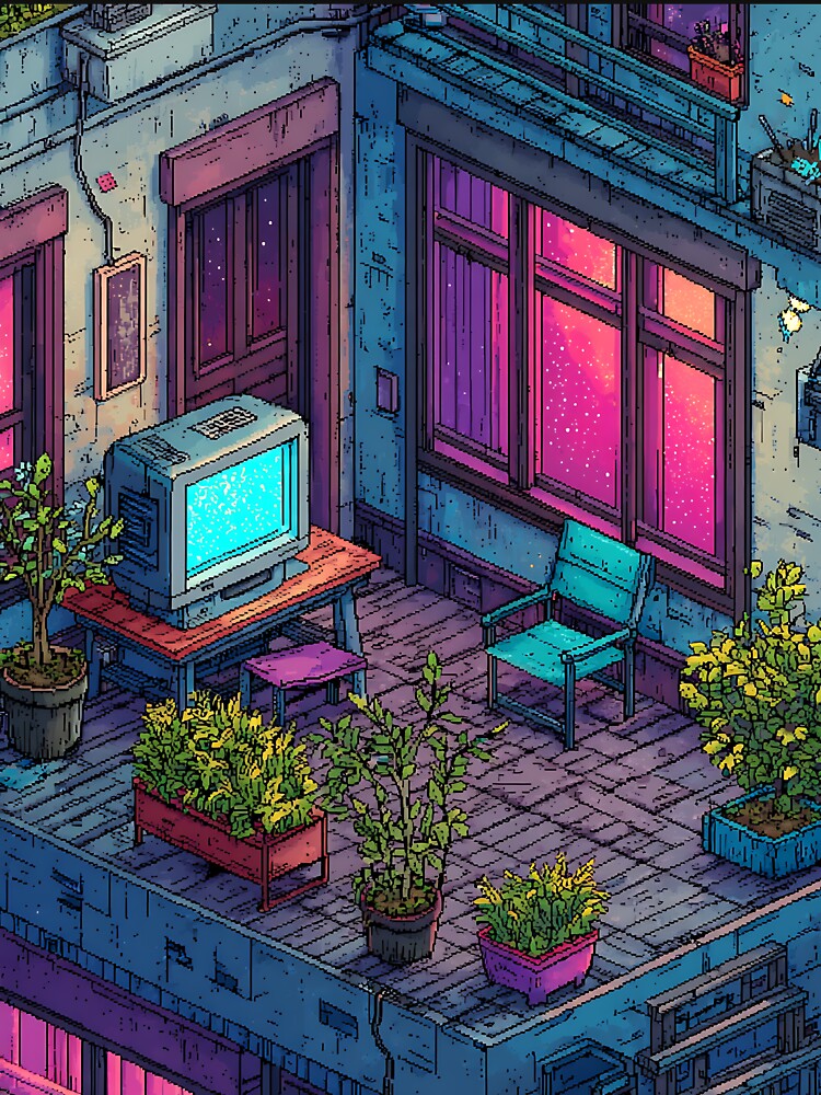 Retro Vaporwave Pixel Art by bapupa T-Shirts, Hoodie, Sweatshirt | BlankRebels.com (Image 3)