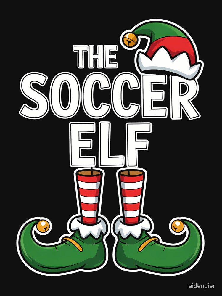 Family Soccer Christmas Elf Cute by aidenpier