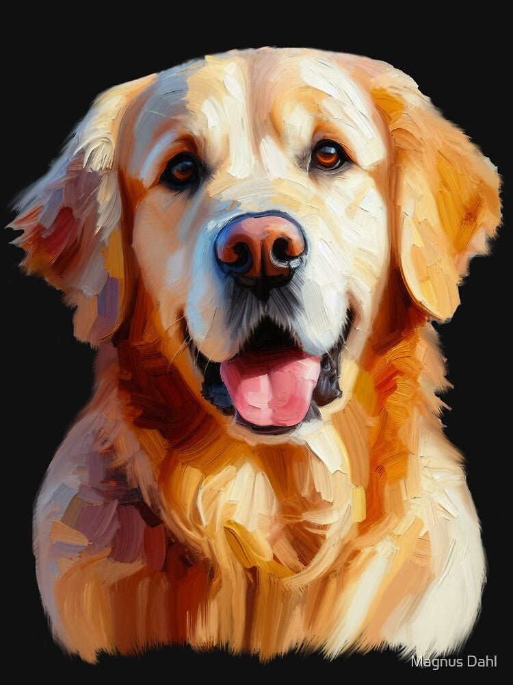 Golden Retriever 1 by Magnus Dahl T-Shirts, Hoodie, Sweatshirt | BlankRebels.com (Image 3)