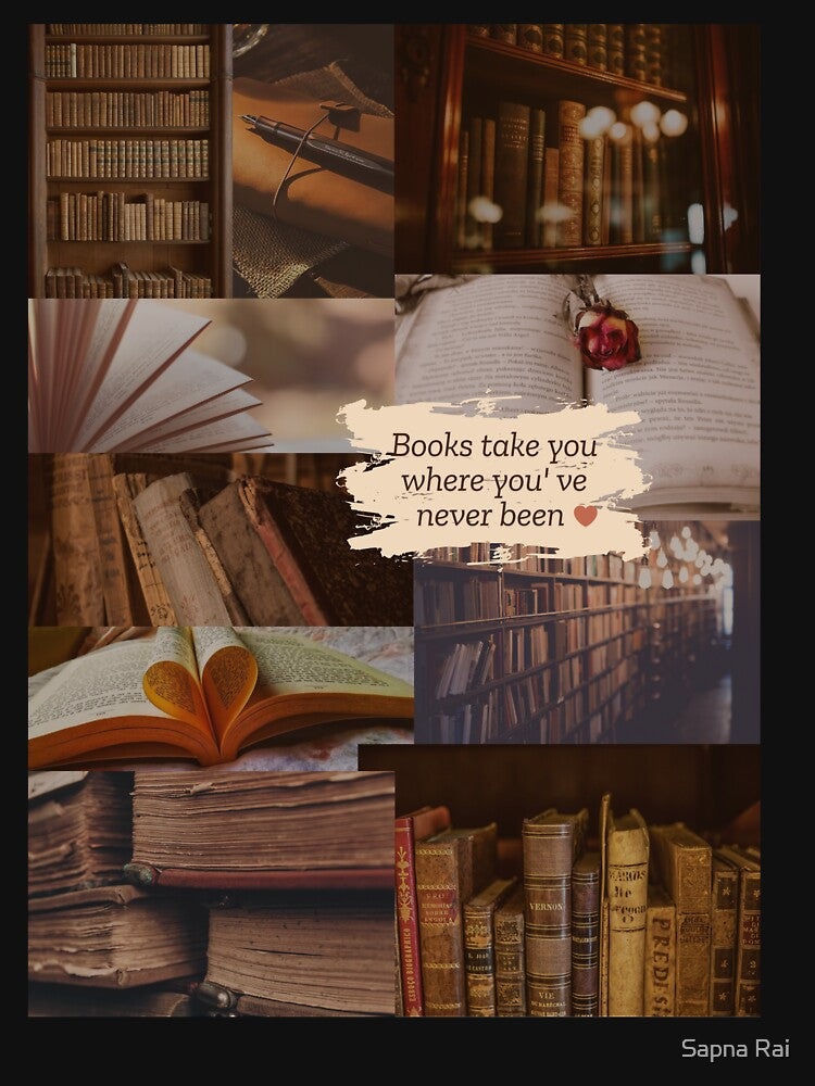 Bibliophile - book lovers by Sapna Rai T-Shirts, Hoodie, Sweatshirt | BlankRebels.com (Image 3)