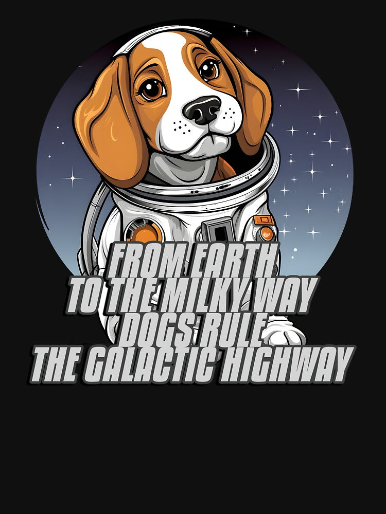 Cartoon Dog Astronaut | From Earth to the Milky Way. Dogs Rule the Galactic Highway by 24hSpaceMadness... (Image 3)