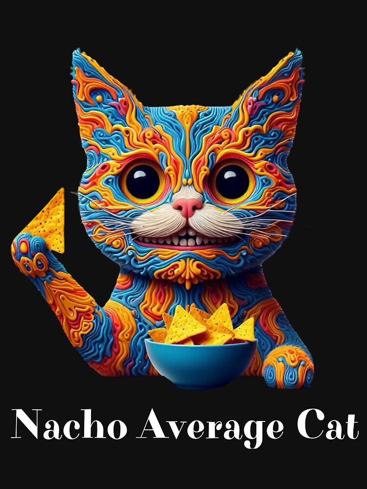 Nacho Average Cat by HeadTurningArt T-Shirts, Hoodie, Sweatshirt | BlankRebels.com (Image 3)