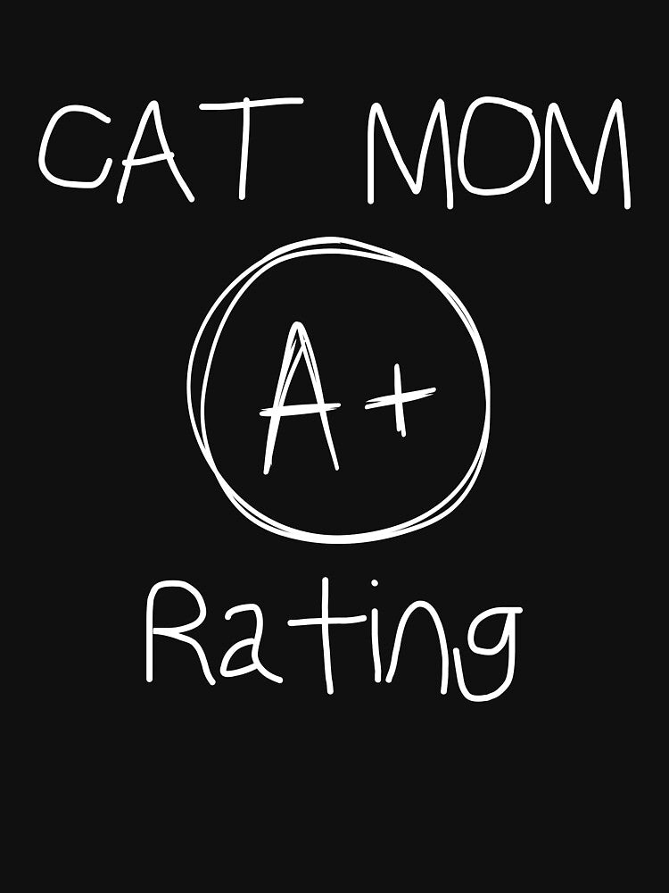 Cat Mom A+ Rating Shirt, Cat Lover Shirt by Sleepy Cat Design Hoodie, Sweatshirt | BlankRebels.com (Image 3)