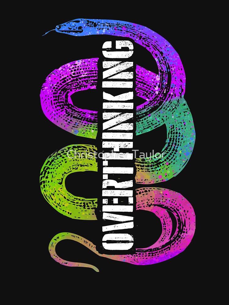 Overthinking Support T-Shirt by Christopher Taylor Hoodie, Sweatshirt | BlankRebels.com (Image 3)