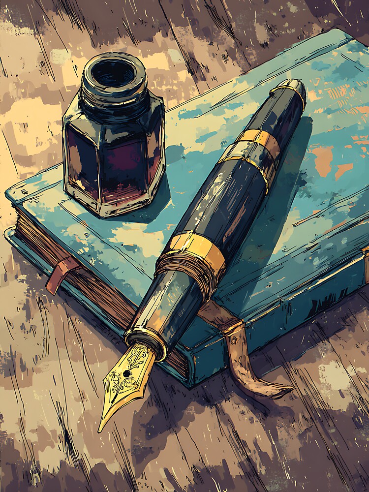 Elegant Dark Academia Fountain Pen by bapupa T-Shirts, Hoodie, Sweatshirt | BlankRebels.com (Image 3)