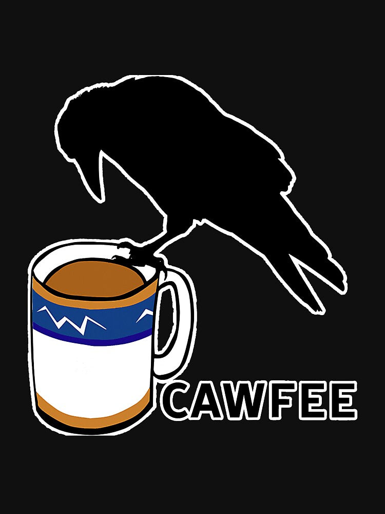 Crow Coffee Crows Ornithology Novelty by unassertive19 T-Shirts, Hoodie, Sweatshirt | BlankRebels.com (Image 3)