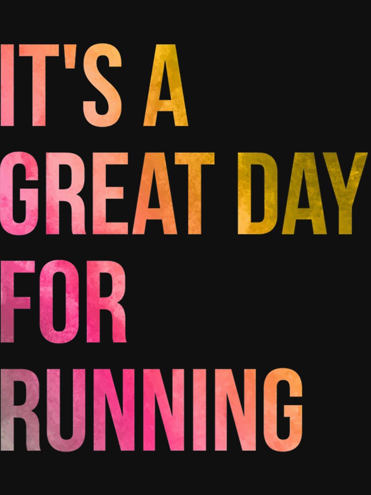It's a Great Day for Running in Watercolo| Perfect Gift by sherricam T-Shirts, Hoodie, Sweatshirt | BlankRebels.com (Image 3)
