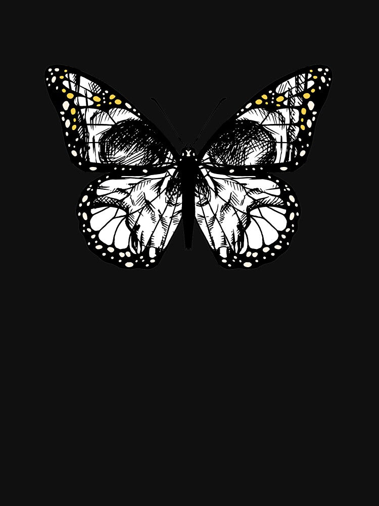 Fairycore Aesthetic Butterfly Skull Grunge Goth Butterfly Gear by DynamicDesign T-Shirts, Hoodie, Sweatshirt (Image 3)