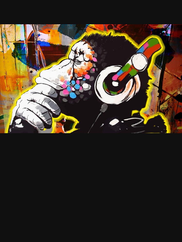 BANKSY DJ Monkey Thinker Headphones T-Shirts, Hoodie, Sweatshirt