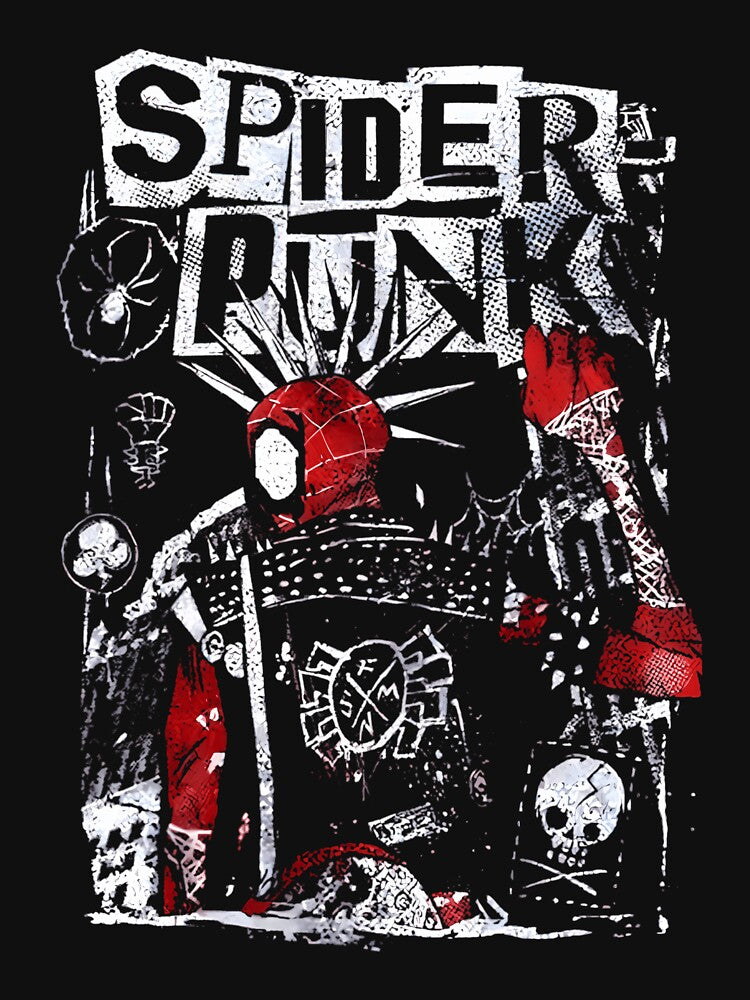 Retro Spider Punk by JoshWetzig T-Shirts, Hoodie, Sweatshirt | BlankRebels.com (Image 3)