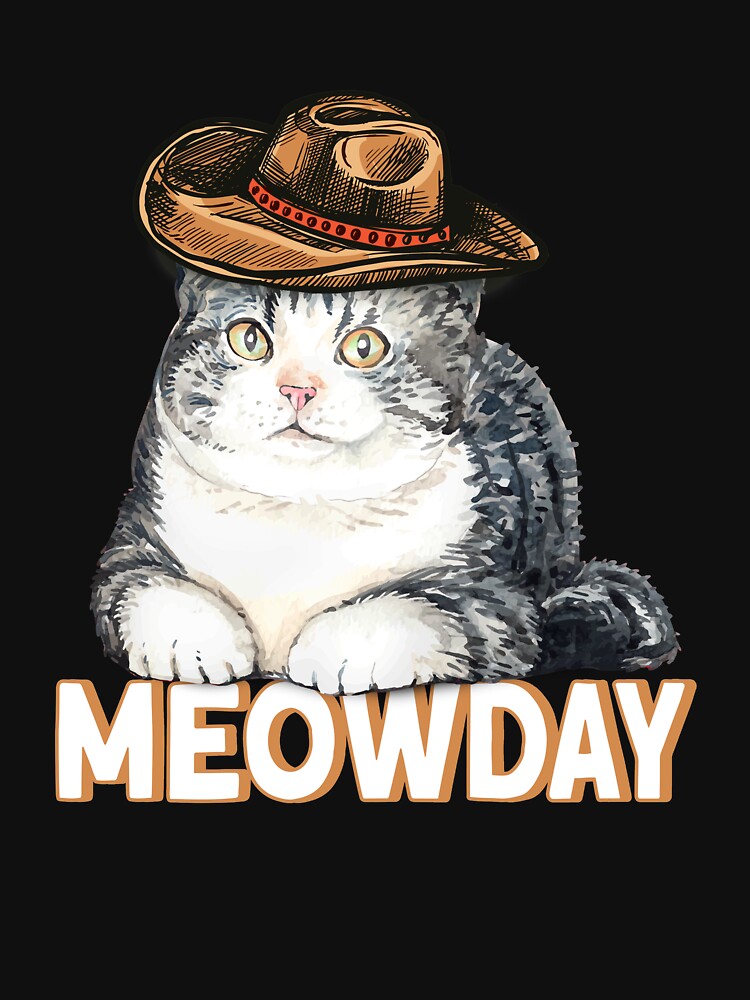 Meowday by BLake77777 T-Shirts, Hoodie, Sweatshirt | BlankRebels.com (Image 3)