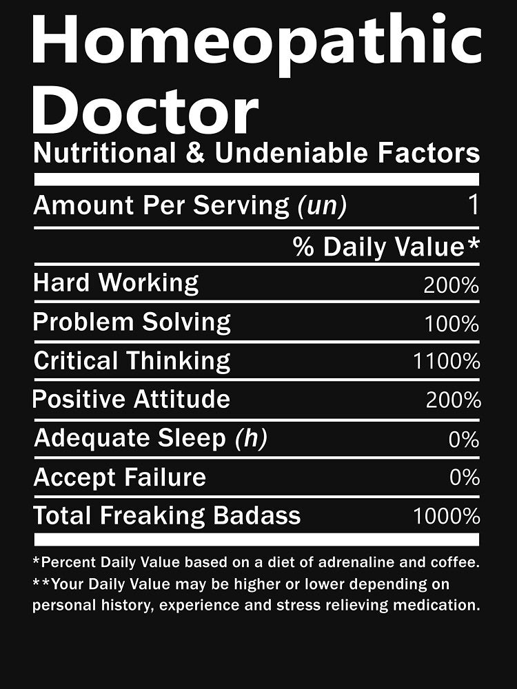 Homeopathic Doctor by aqnkkalw83 T-Shirts, Hoodie, Sweatshirt | BlankRebels.com (Image 3)