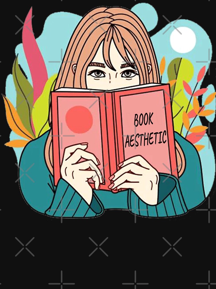 Book Aesthetic Girl with Plant by HaydenMillepied